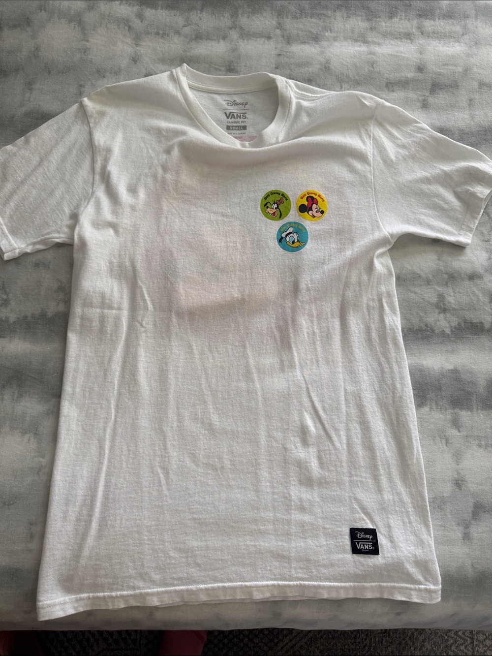Vans x Disney White womens Graphic Tee